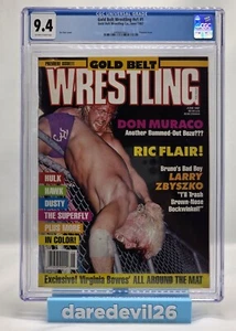 June 1987 RIC FLAIR GOLD BELT WRESTLING Issue #1 NWA CGC 9.4 Graded Magazine - Picture 1 of 4