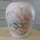 Vintage Royal Doulton Vase Peach Green Made In   England Porcelain Floral 4"