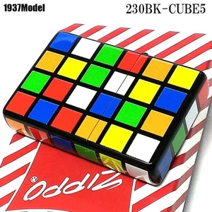 Lindo encendedor ZIPPO 1937 reimpresión patrón de cubo Zippo procesamiento de 5 caras tapa plana M - Imagen 1 de 9