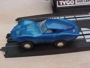 Vintage  Blue Tyco Corvette ? Mako Shark Ho Slot Car - Picture 1 of 1