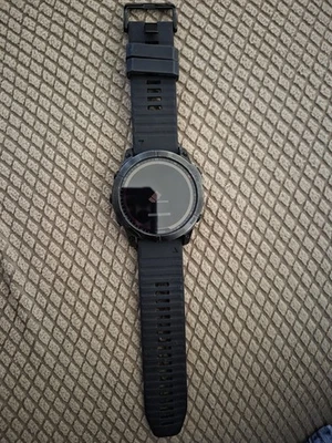 Garmin fenix 7X Pro Sapphire Solar GPS Smartwatch (Carbon Gray with Black Band) - Image 1 of 4