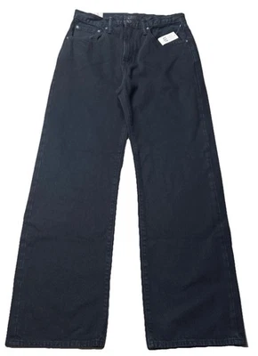 *NUEVO * GAP 90s Hombre’s Suelto Negro Denim Jean Pantalones 29X30 Foto 1 de 4