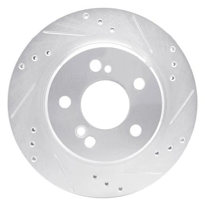 For Mercedes-Benz C36 AMG 95 Brake Rotor eLINE Drilled & Slotted 1-Piece Rear - Imagem 1 de 4