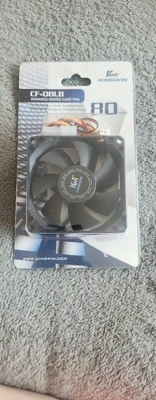 3 New Kingwin 120mm Advanced Series Case Fans 950RPM 40CFM 12V 19dBA - Image 1 of 4