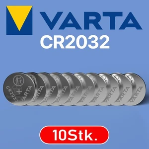Varta CR2032 10 Stück Batterien Knopfzellen Knopfzelle Batterien MHD 2034 - Bild 1 von 3