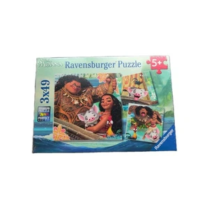 Disney Moana Born to Voyage (3 X 49 piezas) Rompecabezas (Rompecabezas) Ravensburger Sellado - Imagen 1 de 6