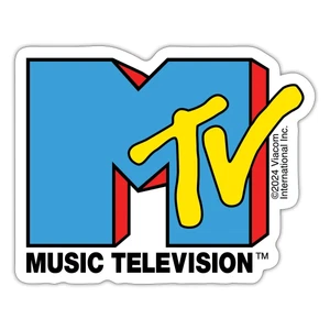 MTV Music Television Ikonisches Logo Aufkleber Sticker, max. 10 x 10 cm - Bild 1 von 7