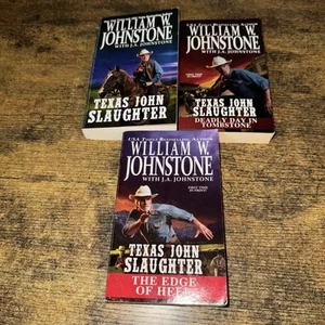 William W Johnstone complete set 3 paperback books Texas John Slaughter Series - Picture 1 of 2
