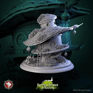 Fairy treehouse terrain scenery - dungeons and dragons - fantasy Role Playing G - Picture 1 of 5