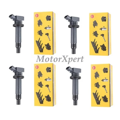 4 bobinas de encendido OEM NGK 90080-19015 para Toyota Corolla Matrix Celica 1.8 Foto 1 de 4