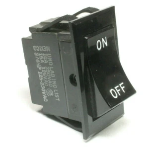 1pc Carling Rocker Switch SPST 10A @ 250VAC, 15A @ 125VAC, 3/4 HP 250VAC, ON/OFF - Picture 1 of 2