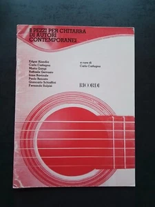 PARTITION -  8 pièces pour guitare d'auteurs contemporains - Imagen 1 de 2