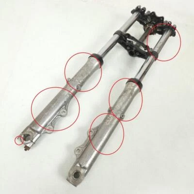 Fourche complèt avec tés origine pour moto Honda CX 500 Ø33mm Occasion - Photo 1/4