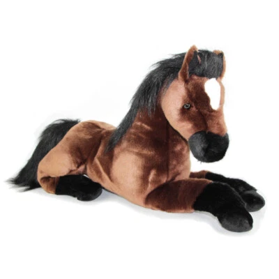 Kuscheltier Plüsch Pferd "Zoe" Stofftier Plüschtier liegend 60 cm groß - Bild 1 von 3