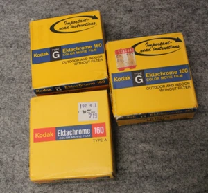 3) Lote Nuevo Kodak Tipo G Ektachrome 160 Color Película Película 50 Pies Super 8 - Imagen 1 de 6