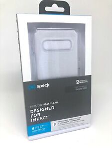 New Authentic Speck Presidio Stay Clear for Samsung Galaxy S10 Plus + CLEAR
