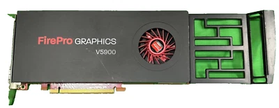 AMD FirePro V5900 2GB GDDR5 PCIe DVI Dual DisplayPort Graphics Card 05DRVJ Used - Image 1 of 4