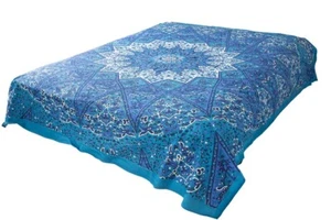 AamiraA Hippie White Star Mandala Tapestry Bohemian Wall Hanging Throw Dorm - Picture 1 of 11