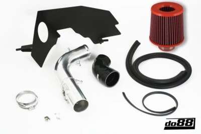 SAAB 9-3 2.0T 2005- Turbo intake system with filter, black hose        - Imagen 1 de 4