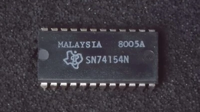 Texas Instruments SN74154N Decoder / Driver IC DIP24 - New - Image 1 of 2