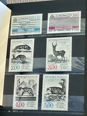 LA POSTE Stamp Book Republique Francaise FRANCE STAMPS Collection 15PC Vintage - Image 1 of 4