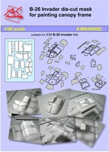 B-26 Airplane Model Mask (ICM) set, scale 1/48 Dan Models MS48002 - Picture 1 of 12