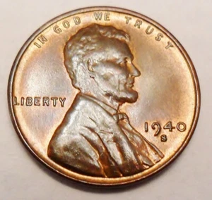 1940 S Lincoln Wheat Cent / Penny AVE CIRCULATED **FREE SHIPPING** - Picture 1 of 2
