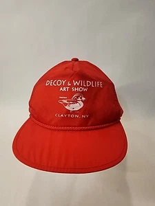Vintage decoy and wildlife art show Mens Decoy Duck Trucker Hat One Size - RARE - Picture 1 of 3