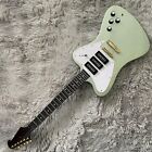 Custom Green Solid Body Electric Guitar HHH Pickups Black Fretboard 6 Strings