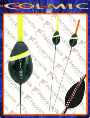 COLMIC SPA Galleggiante Colmic "SCIROCCO" 1,0-6,0gr. deriva in acciaio portastalight 4,5mm