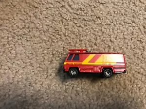 Matchbox 1980 Command Vehicle Red Foam Unit 3 Metro Airport Truck Vintage - Picture 1 of 5