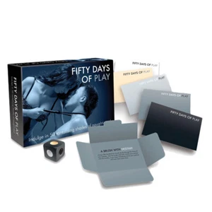 Fifty Days of Play Naughty Fun Adult Game The Dominant & Submissive Role to Play - Picture 1 of 2
