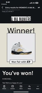 NIKE  ~ Air Jordan 5 Retro A Ma Maniere Dawn Size 12.5W/11M CONFIRMED ORDER ~ - Picture 1 of 1