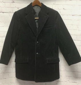 Talbots Kids Girls Size 16 Blazer Jacket Suit Separate Black Corduroy - Picture 1 of 5