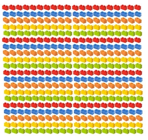 ☀️400x NUEVO LEGO 1x2 MEZCLA Ladrillos #3004 Piezas a Granel Construcción Rojo Amarillo Azul Naranja - Imagen 1 de 6