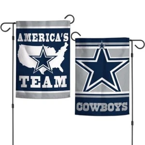 Dallas Cowboys 12.5" x 18" Double-Sided Garden Flag – America’s Team - Picture 1 of 1