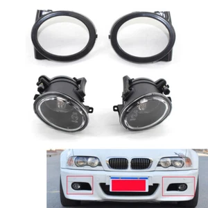 Fit for BMW E46 M3 01-06 Front Bumper Fog Light Lamp No Bulbs w/ Covers 03 04 05 - Picture 1 of 8