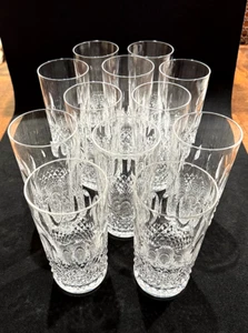 Twelve (12) Waterford Colleen VTG MINT Crystal Highball Tumblers 12oz/5.5” Tall - Picture 1 of 4