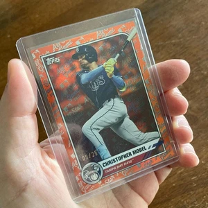 Christopher Morel 2025 Topps All-Star Game SSP Orange Foil /25 Card #6 ASG Rays - Picture 1 of 7
