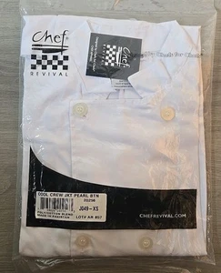 New with Tags Chef Jacket Size XS - Picture 1 of 5
