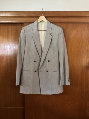 Blazer Givenchy Gris Doble Pecho De Colección Para Hombre Talla 38r EST Foto 1 de 4