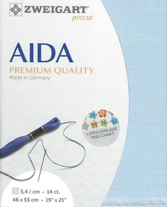 Precut Zweistik Stern-Aida 14 unidades azul claro 3706/503 - Imagen 1 de 3