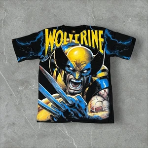 Wolverine Marvel Comics AOP All Over Print Double Sided Size XL Modern T-Shirt - Picture 1 of 7