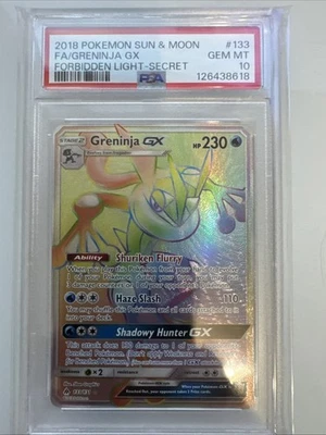 Greninja GX (Secret) 133/131 Sm-Forbidden Light Holo - Image 1 of 2