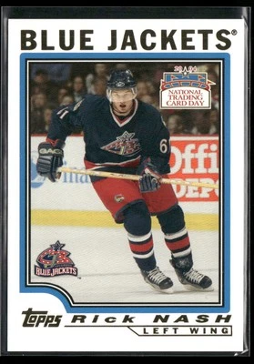2004 National Trading Card Day Rick Nash #7 Columbus Blue Jackets - Image 1 of 2