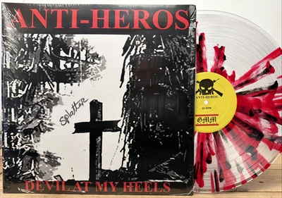 ANTI-HEROS Devil At My Heels LP Forced Reality Bruisers Moonstomp SPLATTER NEW Foto 1 de 3