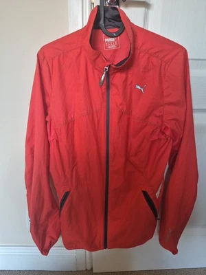 PUMA Women's Running Jacket Red/Pink, Waterproof, Size 10 - Image 1 of 4