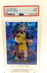 2023 Mosaic Lebron James ICE Blue 067/125 #92 PSA 9 - Bild 1 von 3