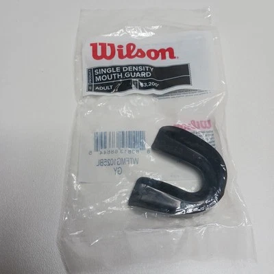 Protector bucal Wilson de densidad única multideporte (negro) adulto talla única Foto 1 de 4