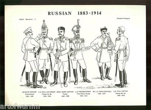 Rose Miniprint # 7 RUSSIAN 1883-1914 B&W Uniform plate w/text. - Picture 1 of 1